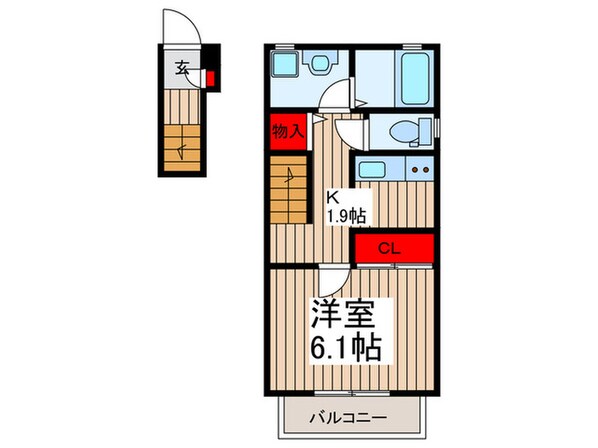 セントガーデンズＢの物件間取画像